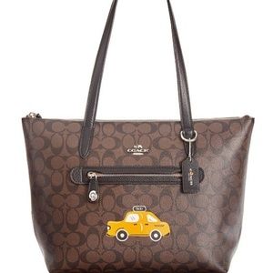 COACH NY Stories Taxi Signature Tote